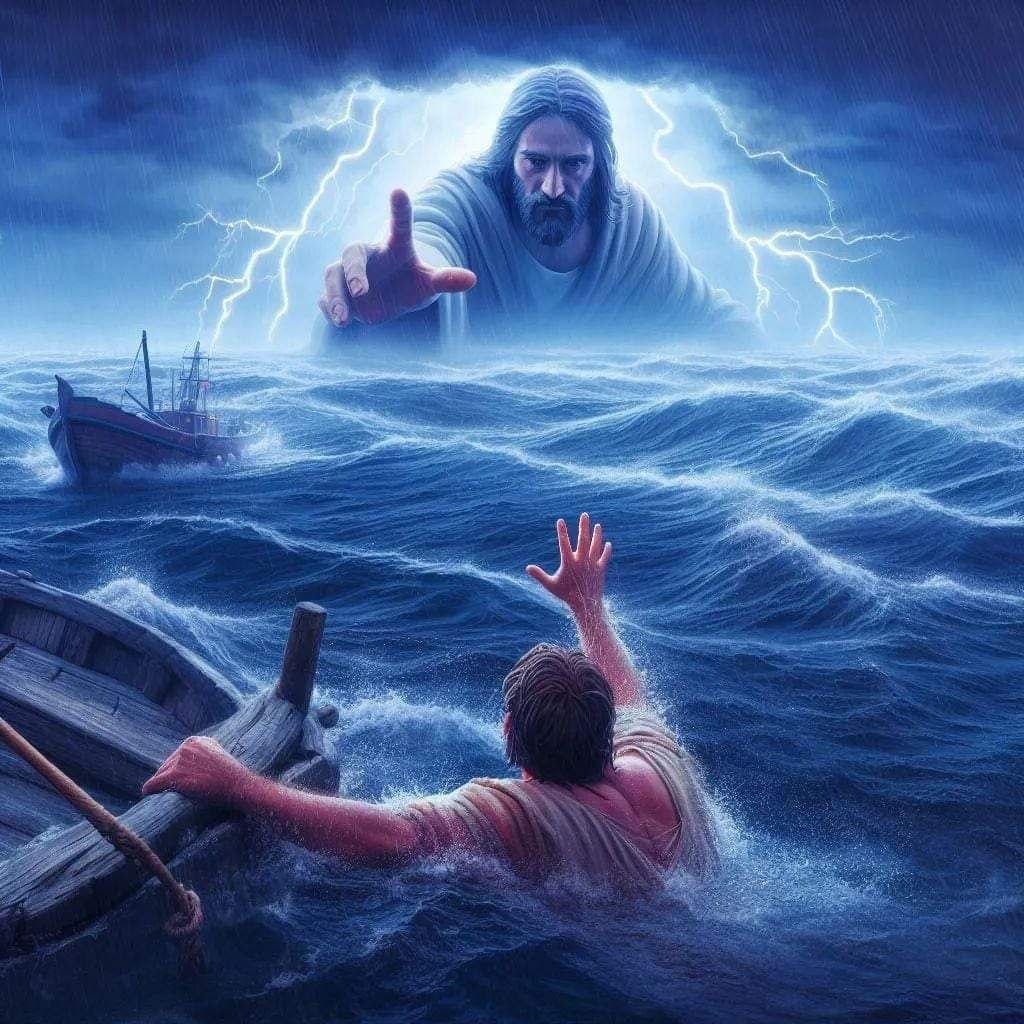 No importa la tormenta, El Señor está contigo